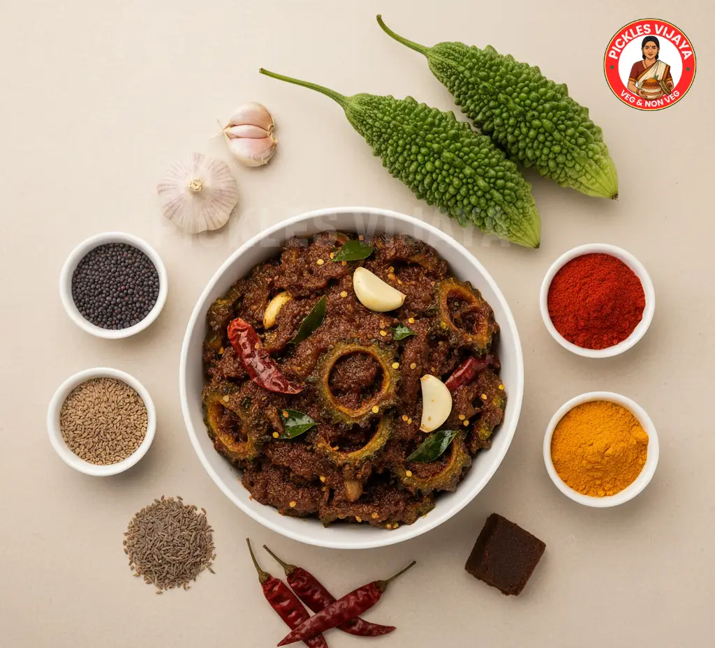 Kakarakaya Pickle (Bitter Gourd)